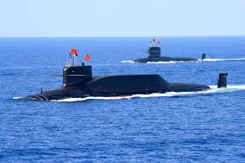 guille_farrell's tweet photo. Satellite imagery shows China's Type 094 nuclear sub with *open missile hatches*. A rare, deliberate message or routine maintenance? Either way, the signal is clear: tensions in the South China Sea are on edge. What comes next? 🌏⚠️ #China #MilitaryPosturing #SouthChinaSea #Geopolitics #WW3