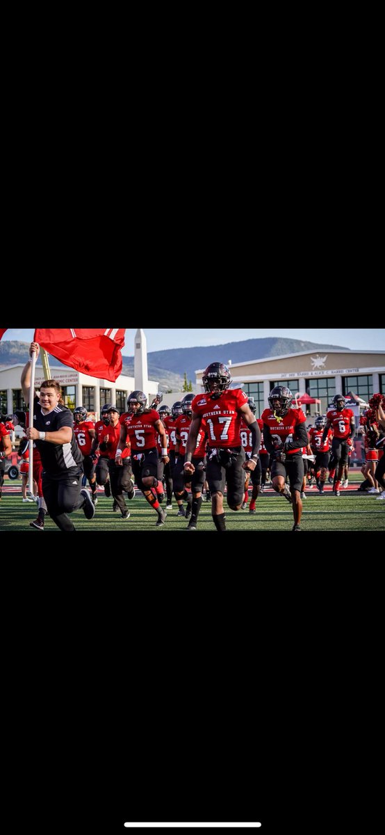 Blessed to receive an offer from Southern Utah University!! 
<a href="/OlineCoachWhite/">Coach Matt White</a> <a href="/CoachParks_/">Stephen Parks</a> <a href="/CoachYatesOL/">Matt Yates</a>