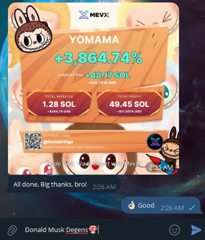 SusanBoojozwiak's tweet photo. BATMAN PROFIT

🪙 $YoMama  / $SOL

17.7K ➡️ 704K 📈 ( X39,7 ) 

CA : 44AHVD4pmbqbi9w4CfSdBYBZdAc6MWjMXdT3XMX1pump

TG : https://t.co/NT0CWQP7Uz

#WIFP #PENGU #ChillPengu #BABYPENGU #FLOCKY #SOL #Solana #Hugh #FARTGUY #ZION #YOMAMA #penguin #POPPENG #MOONX https://t.co/FAmob9JMHv