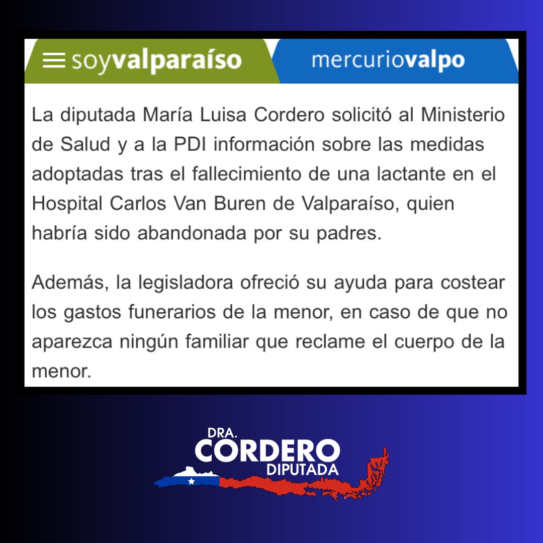 Dra. Maria Luisa Cordero tweet media