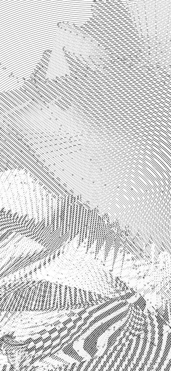 M_cericson's tweet photo. A software for making round things rendered in circles composed of either black or white pixels. #webgl #javascript #threejs @threejs #generative #glsl #webgl https://t.co/sDff0uWi7K