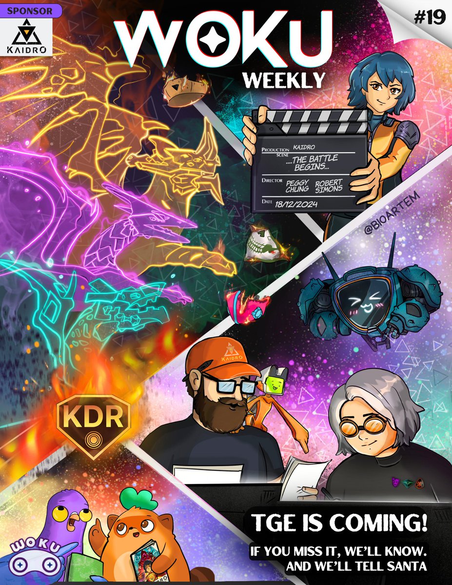 TGE IS ABOUT TO COME &amp; SO ARE W-

For our FINAL issue of the year we are covering one of the biggest events on ronin, <a href="/kaidrochronicle/">Kaidro 🐉</a> TGE! 

Along with all the Info with the <a href="/Moku_HQ/">Moku✨</a> X <a href="/PixelHeroesMMO/">Pixel Heroes Adventure</a> event going live!

We also got an incredible interview piece from <a href="/Astariste/">Astariste ✦</a>!