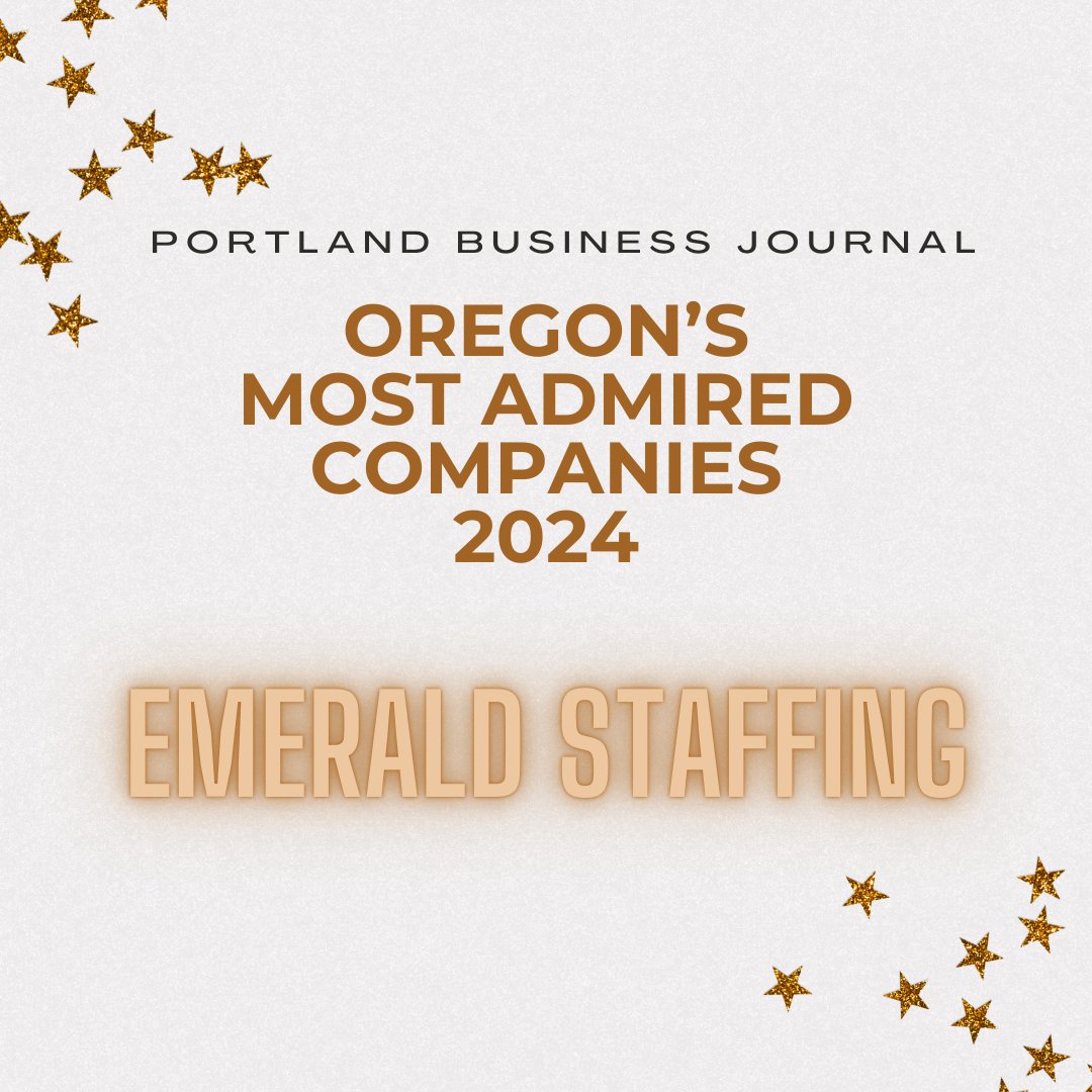 Emerald Staffing has made Oregon's Most Admired Companies list for 2024! 🎉🎉 

Thank you for all your support. We’re proud to continue delivering exceptional talent and service!