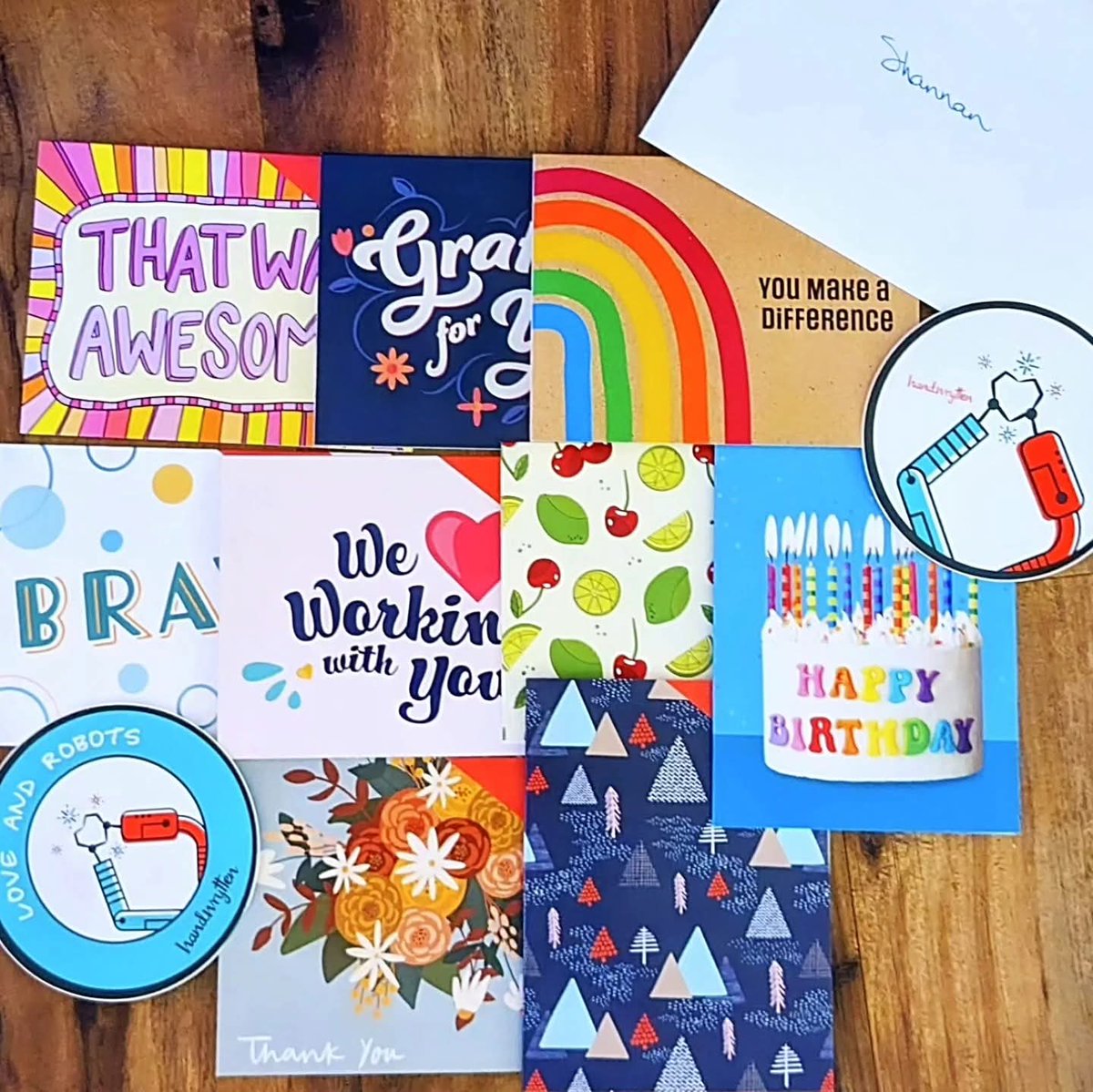 nurse_shannan's tweet photo. 🎄 Check out @Handwrytten! This service is awesome - it allows you to create REAL #cards and #notes written by #robots in pen & ink all in #yourownwords! get $15.00 off your order through the end of December with code: ROBOTLUV h
https://t.co/8VwqBY3eMy https://t.co/2OVNNagPzr