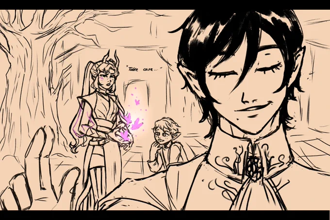 rival set out to investigate a cursed ruin while we help the townspeople. Mayvis is totally not worried about him #dnd5e 