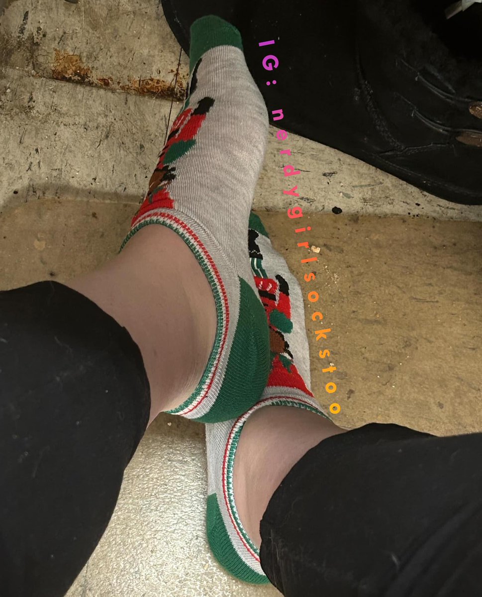 NerdyGirlSocks's tweet photo. For day 4 of my #12DaysofSockmas I wanted to share these cute nutcracker bear socks! 1/2
#dirtysocks #smellysocks #wellworn #anklesocks #sockselfie #socks #cutesocks #socksoftheday #toes #cleansocks #explorepage #whitesocks #noshowsocks #feet #christmassocks https://t.co/quW6Q9to8I