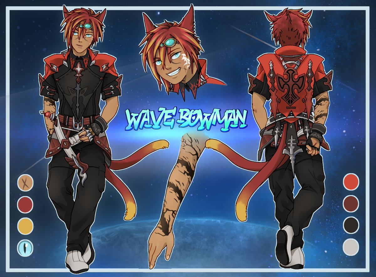 My refrence sheet done by my good friend @HindyPoo