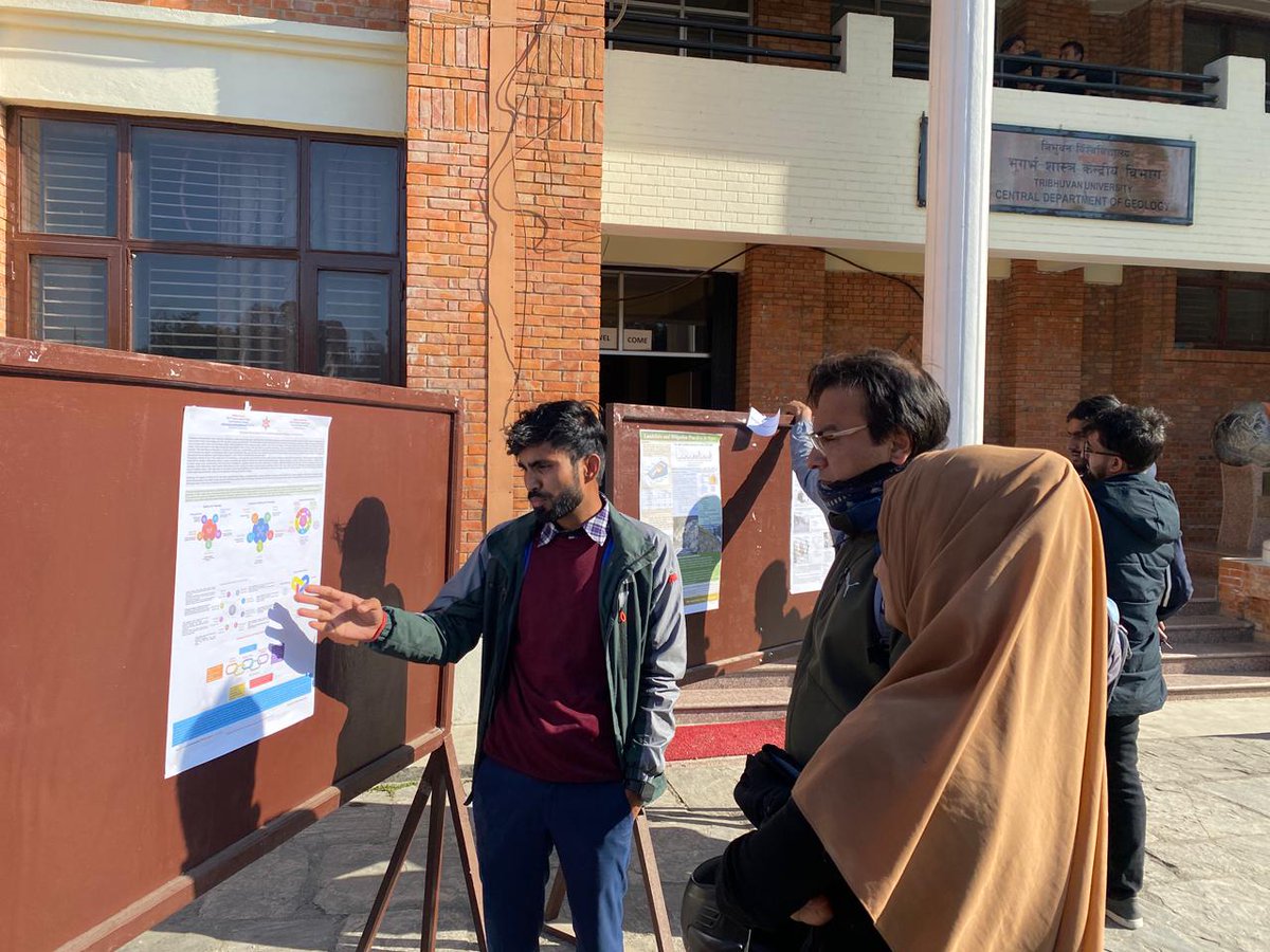 SKShah55's tweet photo. Poster Presentation 2081 at Central Department of Geology TU, Kirtipur, Kathmandu https://t.co/dAn7GzHeLu