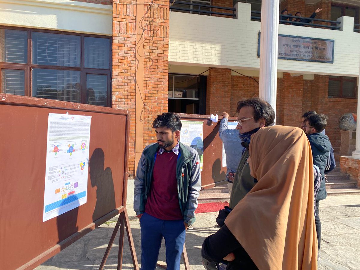 SKShah55's tweet photo. Poster Presentation 2081 at Central Department of Geology TU, Kirtipur, Kathmandu https://t.co/dAn7GzHeLu