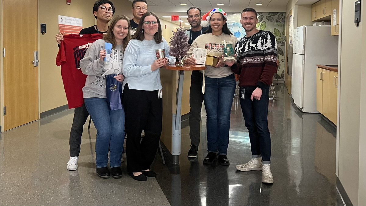 Alberto Bosque πͺπΈπΊπΈπ³οΈβππ¦ π§¬π¬ (@albertobosquep) on Twitter photo #bosquelab annual white elephant holiday party! <a href="/GWSMHS/">GW SMHS</a> <a href="/GW_IBS/">GW Integrated Biomedical Sciences</a> <a href="/GWtweets/">GW University</a> #bosquelab annual white elephant holiday party! <a href="/GWSMHS/">GW SMHS</a> <a href="/GW_IBS/">GW Integrated Biomedical Sciences</a> <a href="/GWtweets/">GW University</a>