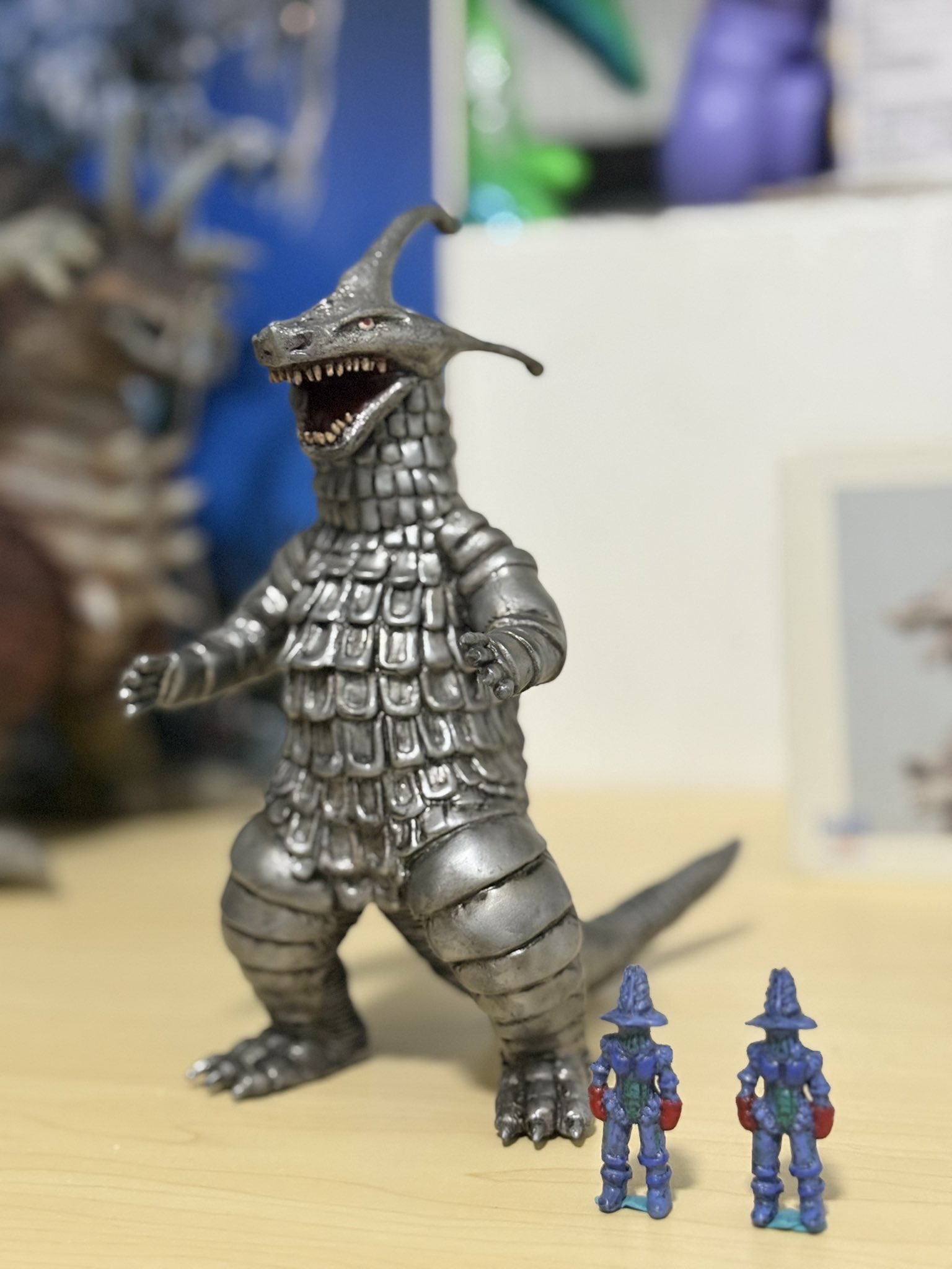 【塗装品】円谷コミュニケーションズ　銀河連邦　ウルトラセブン　シルバー 銀河連邦」ウルトラセブン 70's ウルトラスパーク持ち SPMB