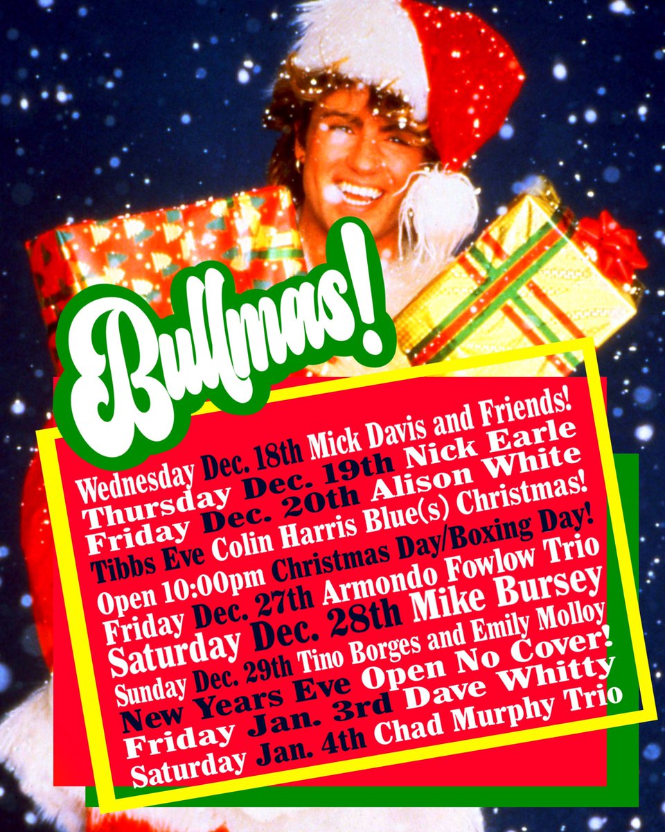 The Bull and Barrel (@thebullongeorge) on Twitter photo BULLMAS IS HERE! Hope to see you in our little winter land over the holidays! BULLMAS IS HERE! Hope to see you in our little winter land over the holidays!