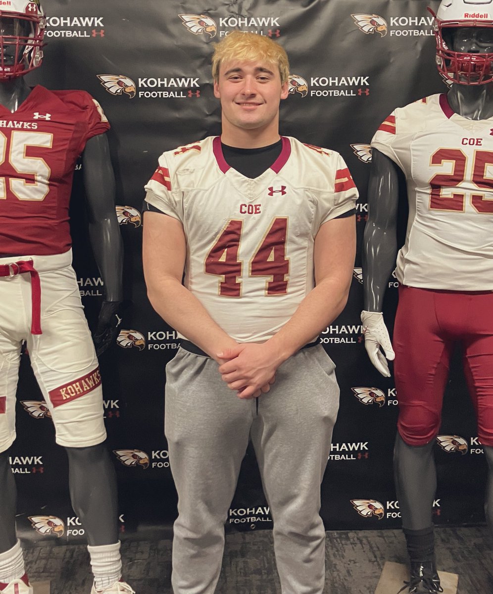 Sam Beecher (@sbeecher2025) on Twitter photo Exciting to see the strong program at <a href="/KohawksFootball/">Coe College Football</a>. Thank you for the visit and opportunity to learn about your program <a href="/StakerCOE/">Tyler Staker</a> <a href="/CodyBaethke/">Cody Baethke</a> <a href="/Coach_TMcC/">Coach Trevor McConnell</a> Exciting to see the strong program at <a href="/KohawksFootball/">Coe College Football</a>. Thank you for the visit and opportunity to learn about your program <a href="/StakerCOE/">Tyler Staker</a> <a href="/CodyBaethke/">Cody Baethke</a> <a href="/Coach_TMcC/">Coach Trevor McConnell</a>