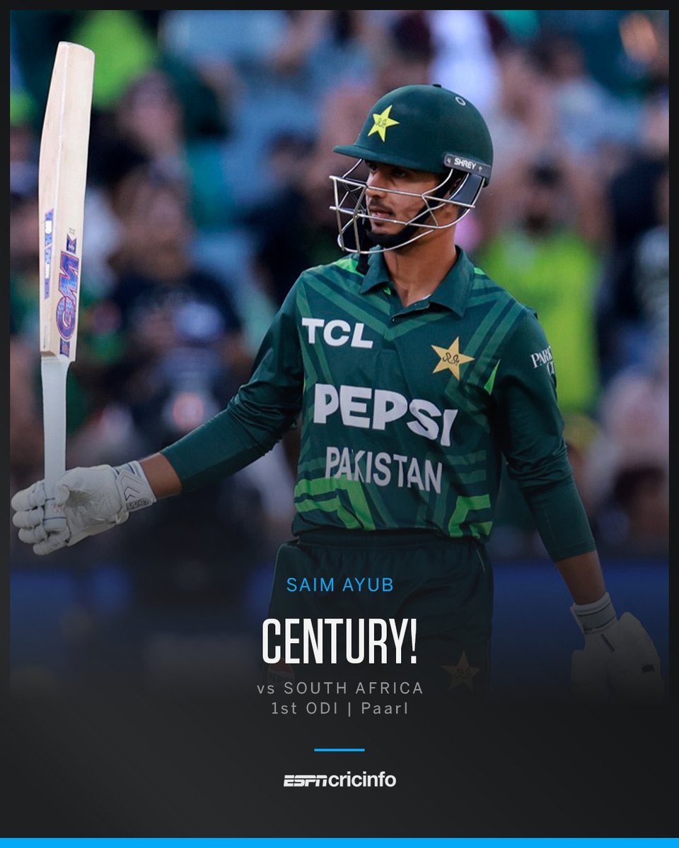 FC_Saim's tweet photo. No look century 👀🏏
#PAKvsSA https://t.co/baYnRqm0ka