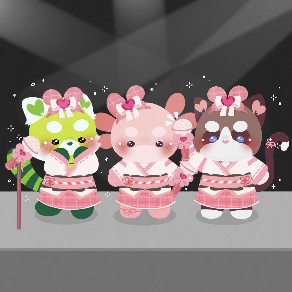 qewpieqp's tweet photo. Nyandols ⭐️ 

#SuperAnimalRoyale https://t.co/m0z6IeYaMv