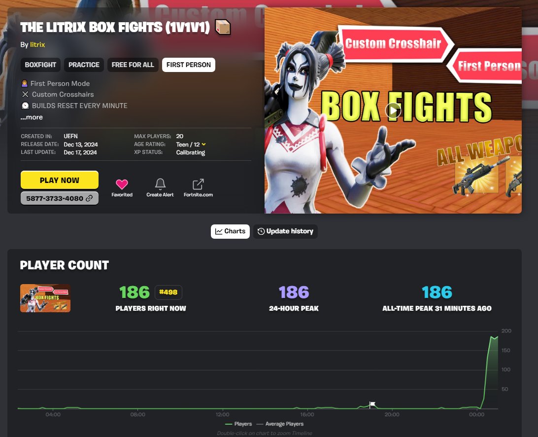 Hit Discover again!!!

Fixed All Bugs

Map Code: 5877-3733-4080

<a href="/FNCreate/">Fortnite Developers</a>  #UEFN