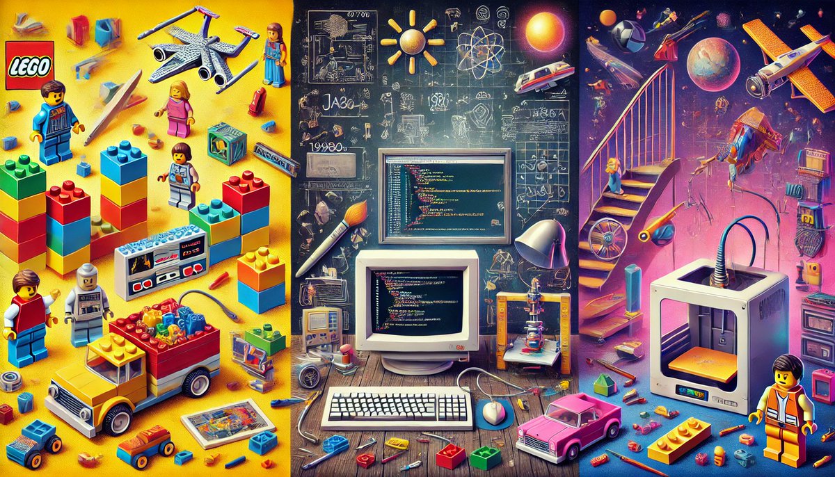 sullrich's tweet image. Here’s a glimpse of an average Generation X individual (like me!) diving into the world of CAD and 3D printing in 2024. What an incredible and inspiring journey! Wishing you all happy holidays and endless creativity!  What have you built in Fusion/FreeCAD/Blender lately?