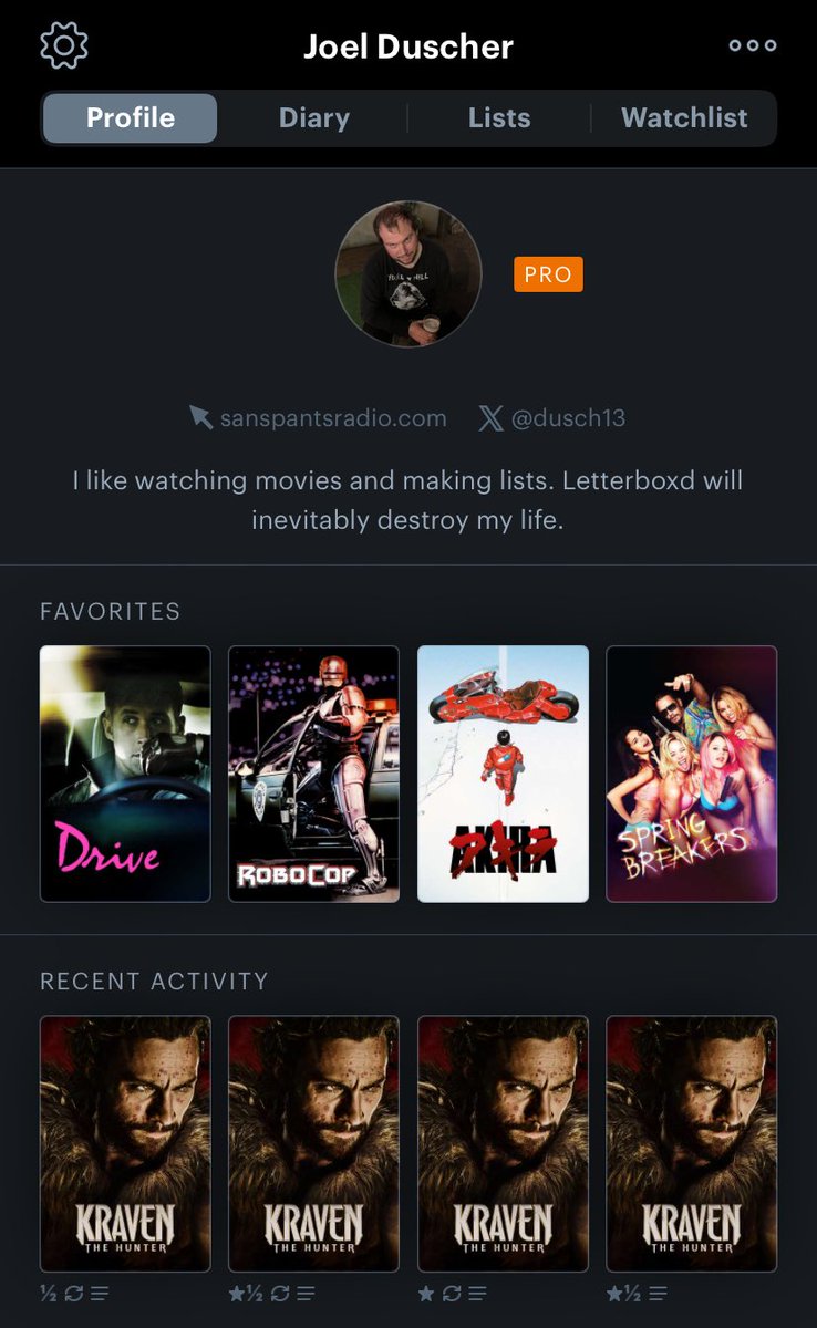 Joel Duscher (@dusch13) on Twitter photo Sorry for doing this to you <a href="/letterboxd/">Letterboxd</a> and also sorry to my brain. I may never recover. Sorry for doing this to you <a href="/letterboxd/">Letterboxd</a> and also sorry to my brain. I may never recover.