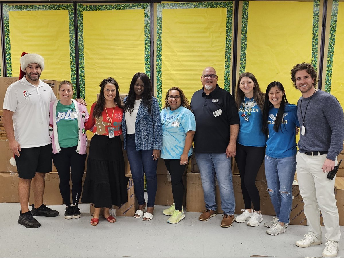A HUGE shout out to this FABULOUS group of humans for organizing, collecting, sorting, AND helping deliver over 500 toys to Coral Springs Elementary School for their students!!! #HHEcares <a href="/BCPSNorthRegion/">BCPS North Region</a>
