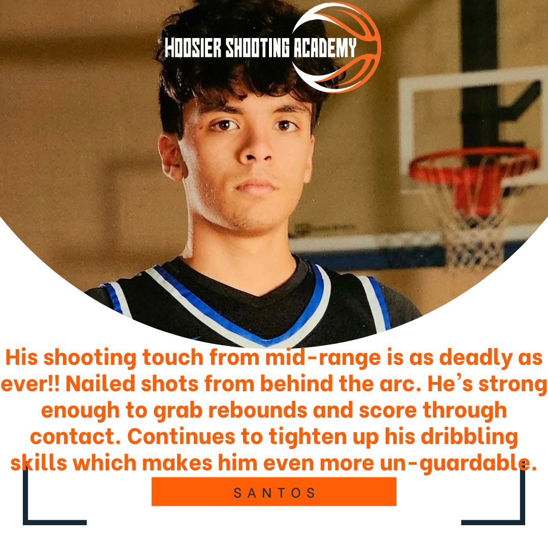 Hoosier Shooting Academy (@hoosiershooting) on Twitter photo Santos keeps putting in that work! The full right up has everything we have worked on. Proud of him. Santos keeps putting in that work! The full right up has everything we have worked on. Proud of him.