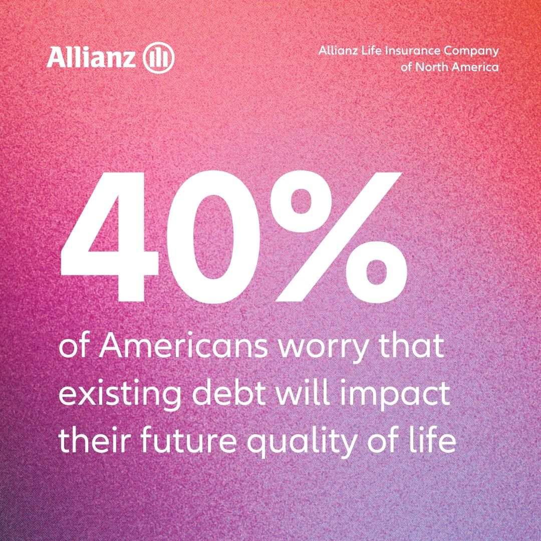 AllianzLife's tweet image. Low savings rates today due to repaying debts can mean little retirement income tomorrow. See how to help clients understand the risk that debt can pose to their financial future: allianzlife.com/for-financial-…