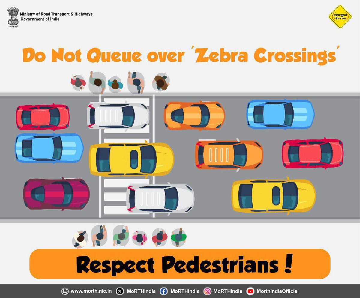 ssrmdu's tweet image. Respect pedestrians' right of way, do not queue over Zebra Crossings and obstruct the road

#bzybee #roadsafety #madurai #uthangudi #9790011341