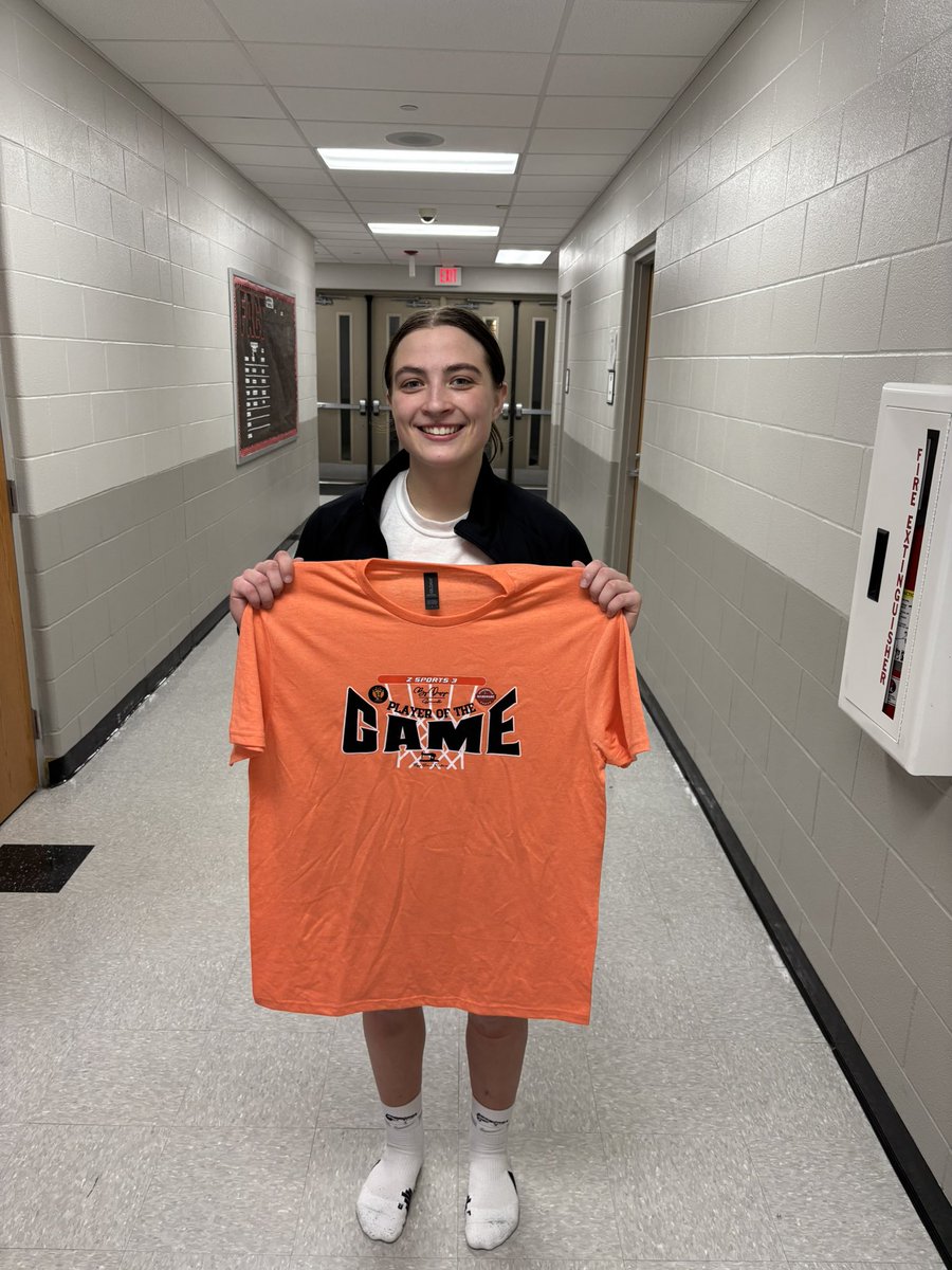 Chloe Ronnebaum was tonight’s Spencerville Hardware Cozy Cabin Quilts By Design Player of the Game! Chloe finished with 12 points in the Flyers win against Spencerville. #ZS3