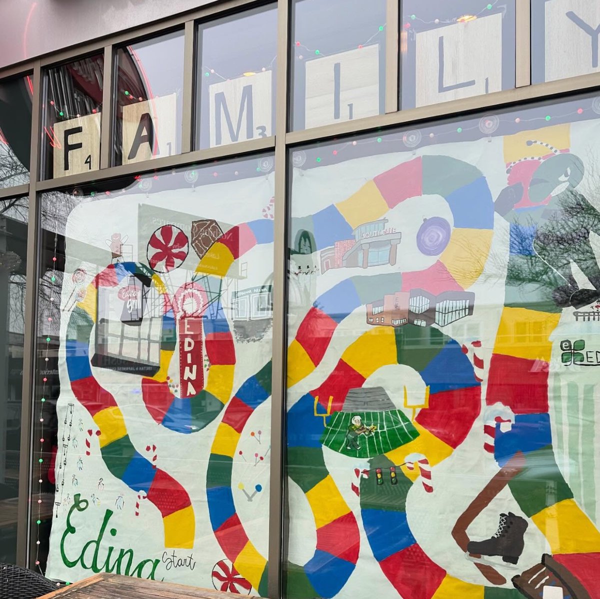 THANK YOU! As the winner of the 50th &amp; France Holiday Window Contest, Edina Grill receives $1,000 from a generous local community member, and, in the true spirit of the season, they’re donating it all to the <a href="/edinaedfund/">EdinaEducationFund</a> to support mental health initiatives in <a href="/edinaschools/">Edina Schools</a>. 💚