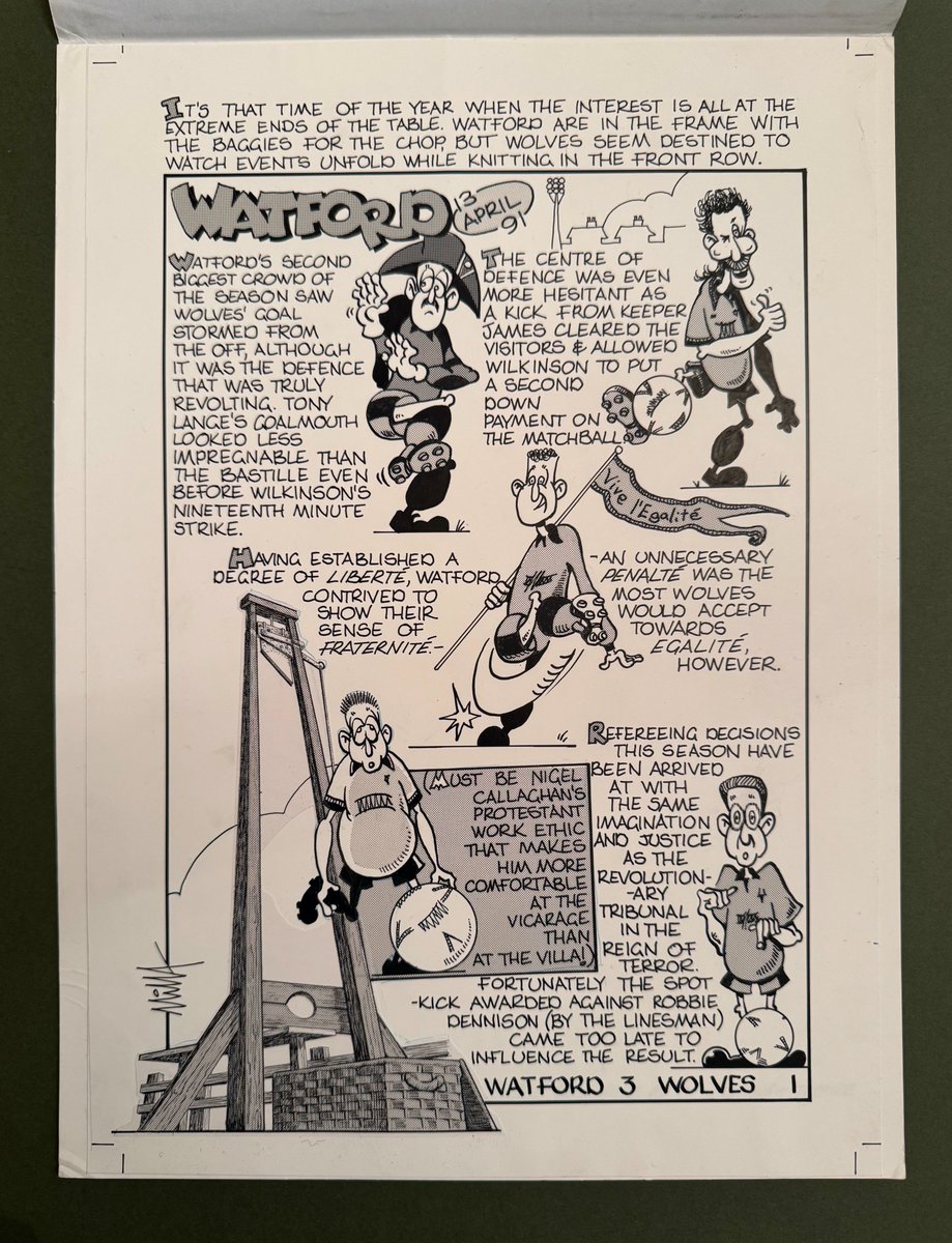 Watford Gold Christmas Triple for 18th December:
💛 Heiðar Helguson match-worn shirt (Norwich 2001)
🖤 Official WFC 1993 Christmas card
❤️ Featured: 1991 'Milla' Watford vs. Wolves cartoon
watfordgold.org.uk/catalogue_item…
#WatfordFC <a href="/DNSYE_podcast/">Do Not Scratch Your Eyes Watford FC Podcast 🐝</a> <a href="/hornet_heaven/">Hornet Heaven</a> <a href="/Observer_Owl/">Watford Observer</a> <a href="/OldWatford/">Old Watford FC</a>