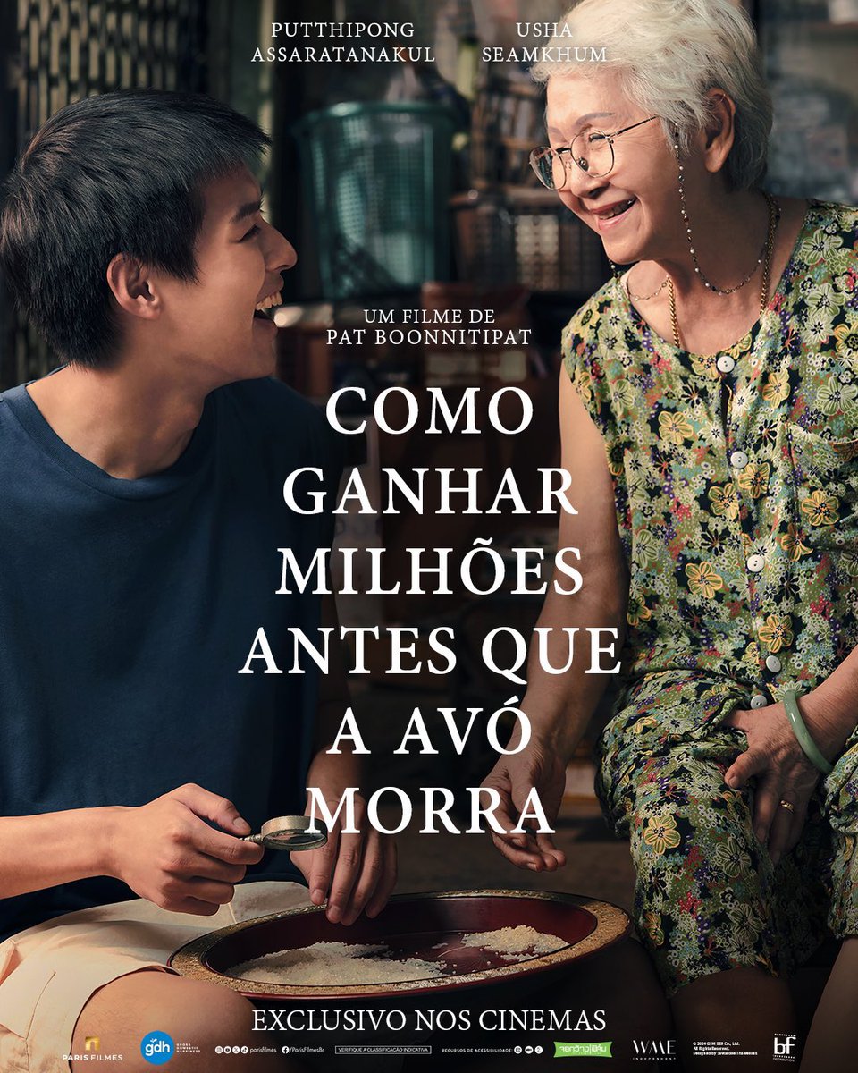 oxentepipoca's tweet photo. Pela primeira vez, após 31 submissões, a Tailândia foi pré-selecionada para o Oscar de Melhor Filme Internacional.  

Putthipong Assaratanakul e Usha Seamkhum estrelam ‘How to Make Millions Before Grandma Dies’, que estreia nesta quinta-feira (19) nos cinemas brasileiros. 🇹🇭 https://t.co/zhSGVuYnmm