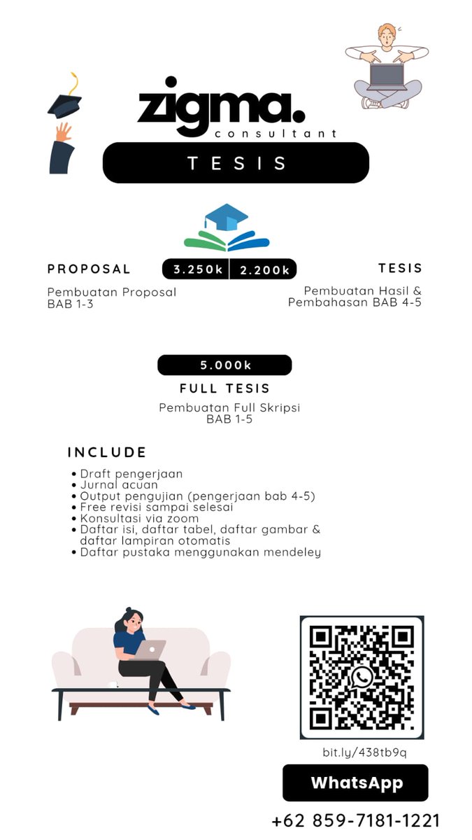 draftskripsi's tweet photo. Semangat rabu para pejuang skripsi, buat kaka kaka yang berminat bisa langsung chat wa ya 😉

#zonauang #zonajajan #zonaba #jokitugas #jokiskripsi #jasajoki #joki  #WTS #ZonaBU https://t.co/NSjTSYizBN