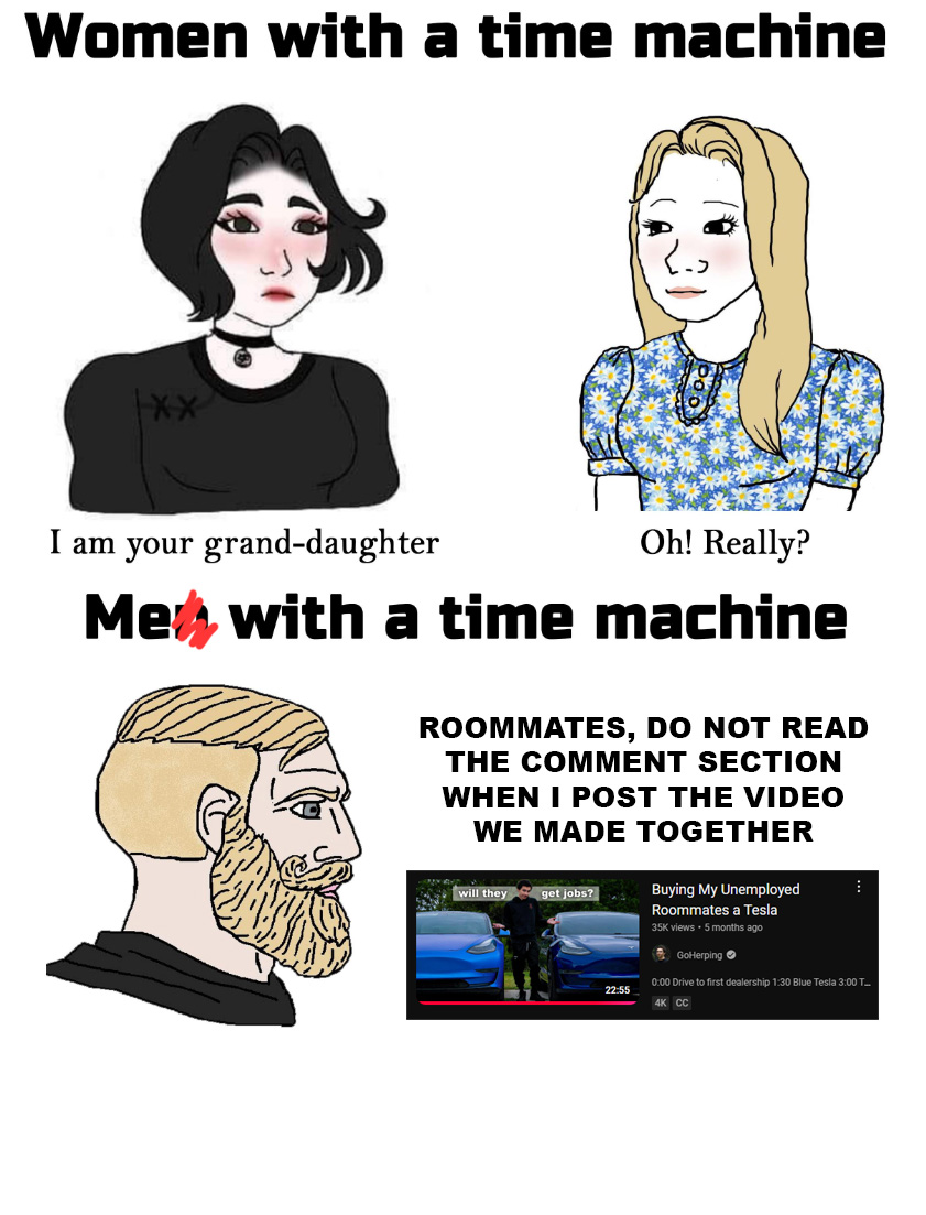 it's crazy i would still have roommates right now if people hadn't have said mean things about them in the comment section