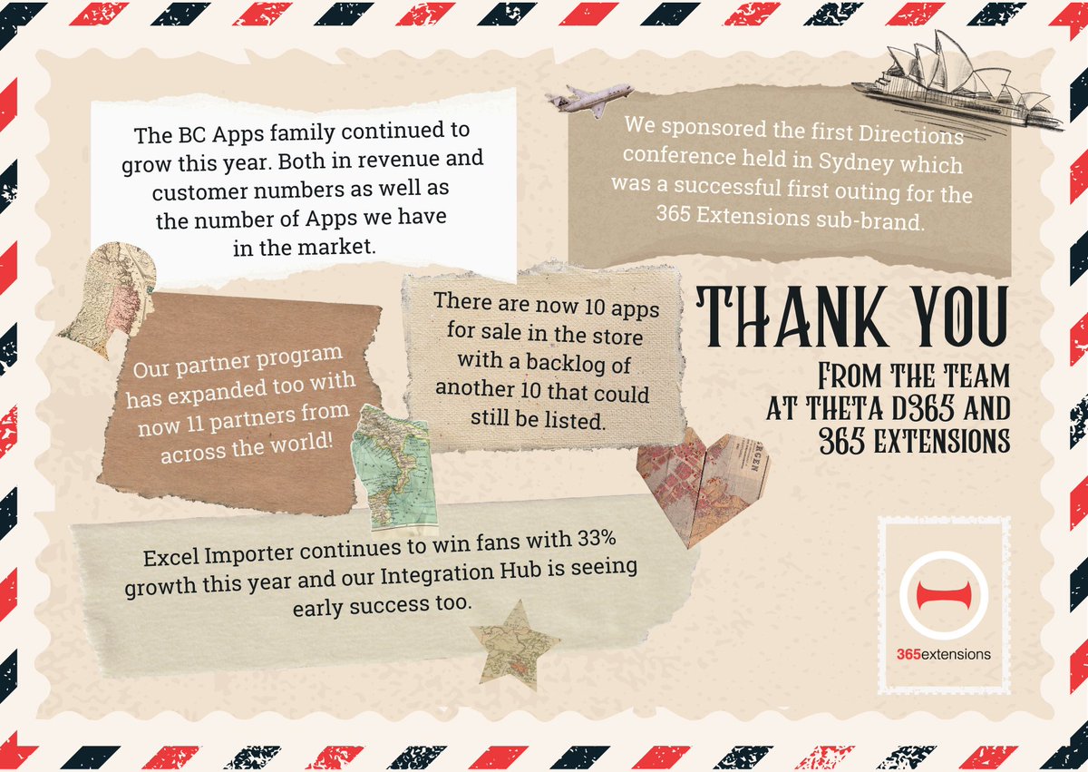 Here's a message from the team at Theta D365 and 365 Extensions before we officially wrap up 2024!