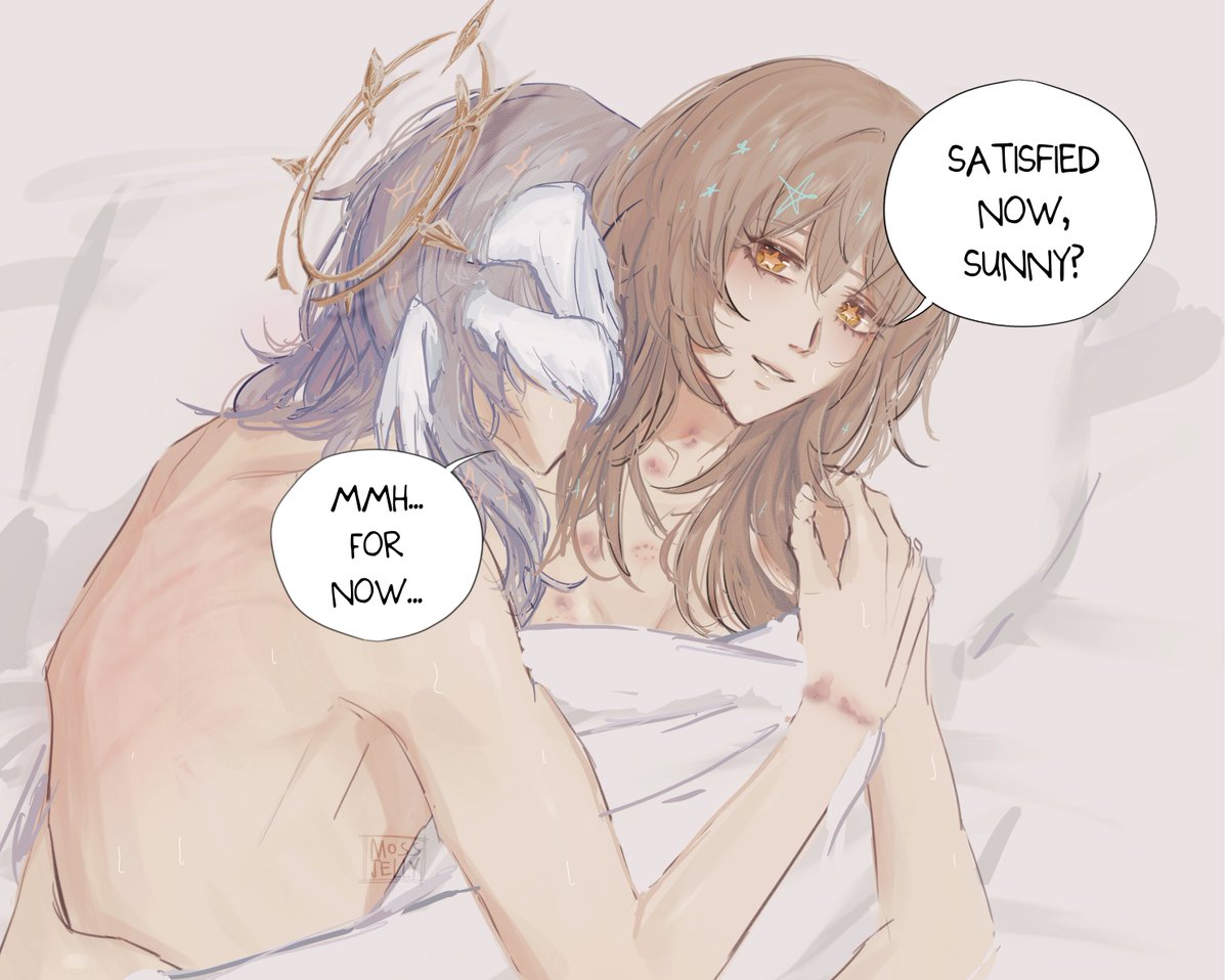 he was just a little pent-up #sunstelle 