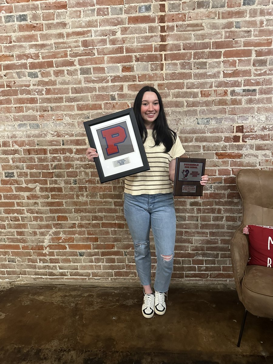 Defense award and Senior letter. Saying goodbye to Volleyball.