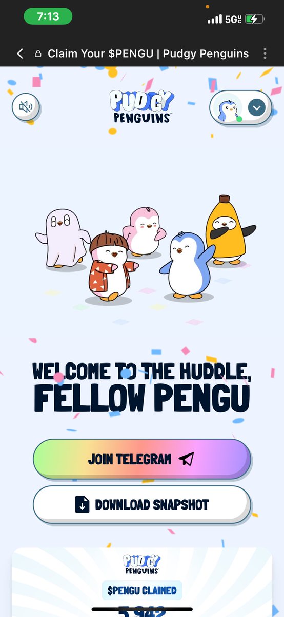 Barely claimed my $PENGU (#PENGU) should I sell or HODL?

#sol #Solana #SolanaAirdrop