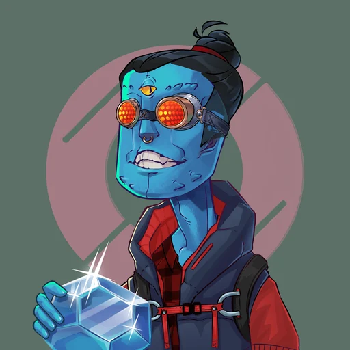 SamTheBay's tweet photo. It is new PFP day. Time to put on my fancy @enjin @degens_io token. I will now assume my role as king of the Chillians. This is one bad-A blue alien with a big-A diamond 💎!

https://t.co/q6CZFt4H8L https://t.co/m1Vsj7SQbB