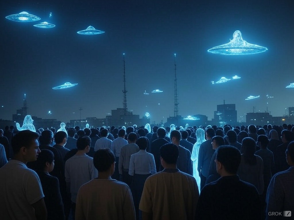 AnsiasCoin's tweet image. #BlueBeam #ControlGlobal #ConspiraciónMundial #ManipulaciónMental #TecnologíaOculta #NuevoOrdenMundial #HologramasMasivos #Despierta #NASAProject #RealidadOVNI