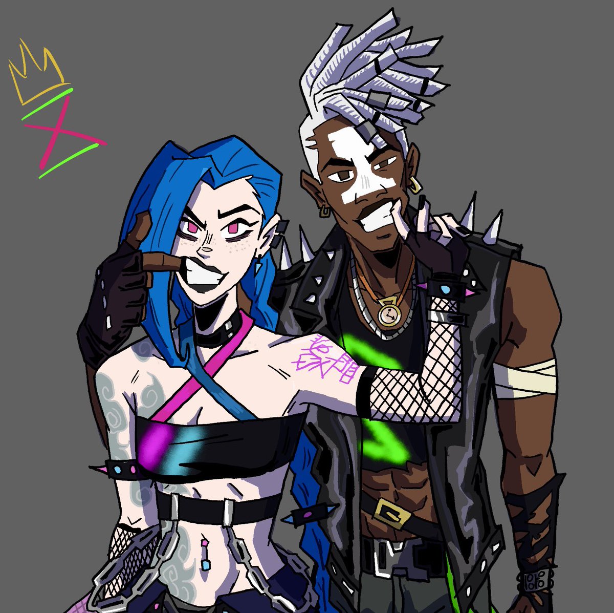 synthy_guy's tweet image. Punkbomb!
#timebomb #ekko #jinx #arcane #digitalart