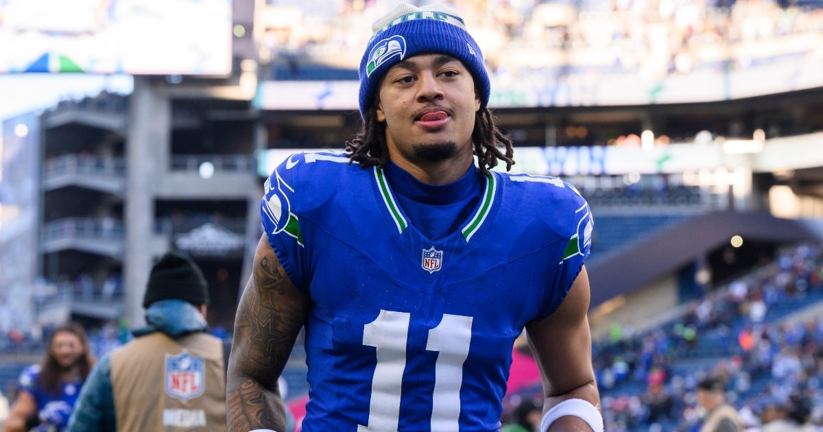 nflrums's tweet photo. #Seahawks Jaxon Smith-Njigba is 6 yards away from his first 1,000 yard season. https://t.co/Em2yIhC1tK