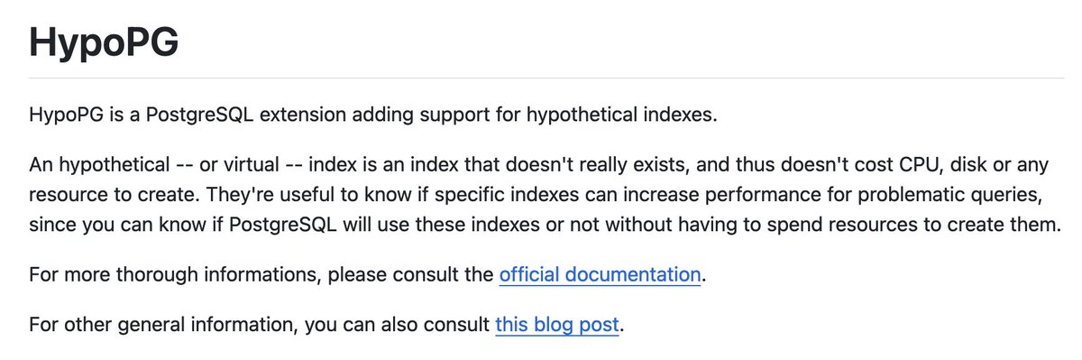 Okay.. I had never thought there'd be value in _pretending_ that an index exists. This is a pretty interesting idea!