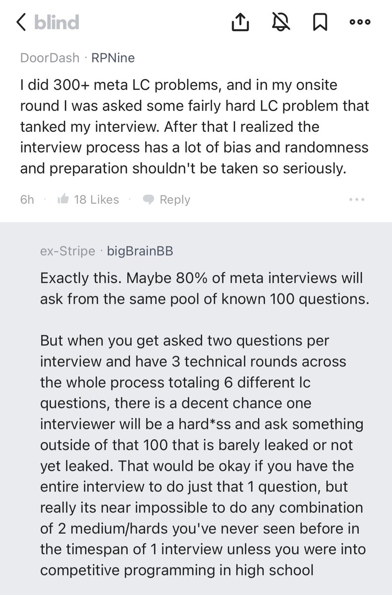 JoinBlind's tweet photo. @Meta you guys might want to check your hiring process... 👀

#MarkZuckerberg #Meta #Recruiting #Careeradvice #Blind #TeamBlind #fypシ https://t.co/LXZNbRCY9R