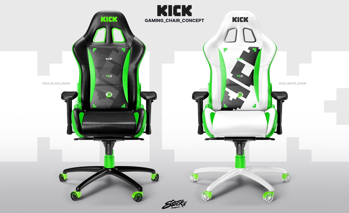 StocksGFX's tweet photo. Hey @StakeEddie  what are Stakes odds on these high rollers? 🤝 @kick 

Kick Gaming Chair Concept Art @KickCommunity 💺🎨All support is appreciated!

What chair brand can make it happen?👀
Designing Live https://t.co/HQkignTRez https://t.co/Wtiwc5dZwV