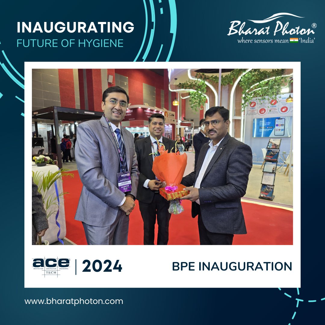 Bharat_Photon's tweet image. Unveiling a New Era of Hygiene and Innovation – Inaugurating the Future with Bharat Photon at ACETECH 2024

#ACETECH2024 #Inauguration #FutureOfHygiene #BharatPhoton2024 #BharatPhoton #bpeinnovations   #SensorTechnology #HygieneRevolution #Delhi #NewDelhi #Pragatimaidan