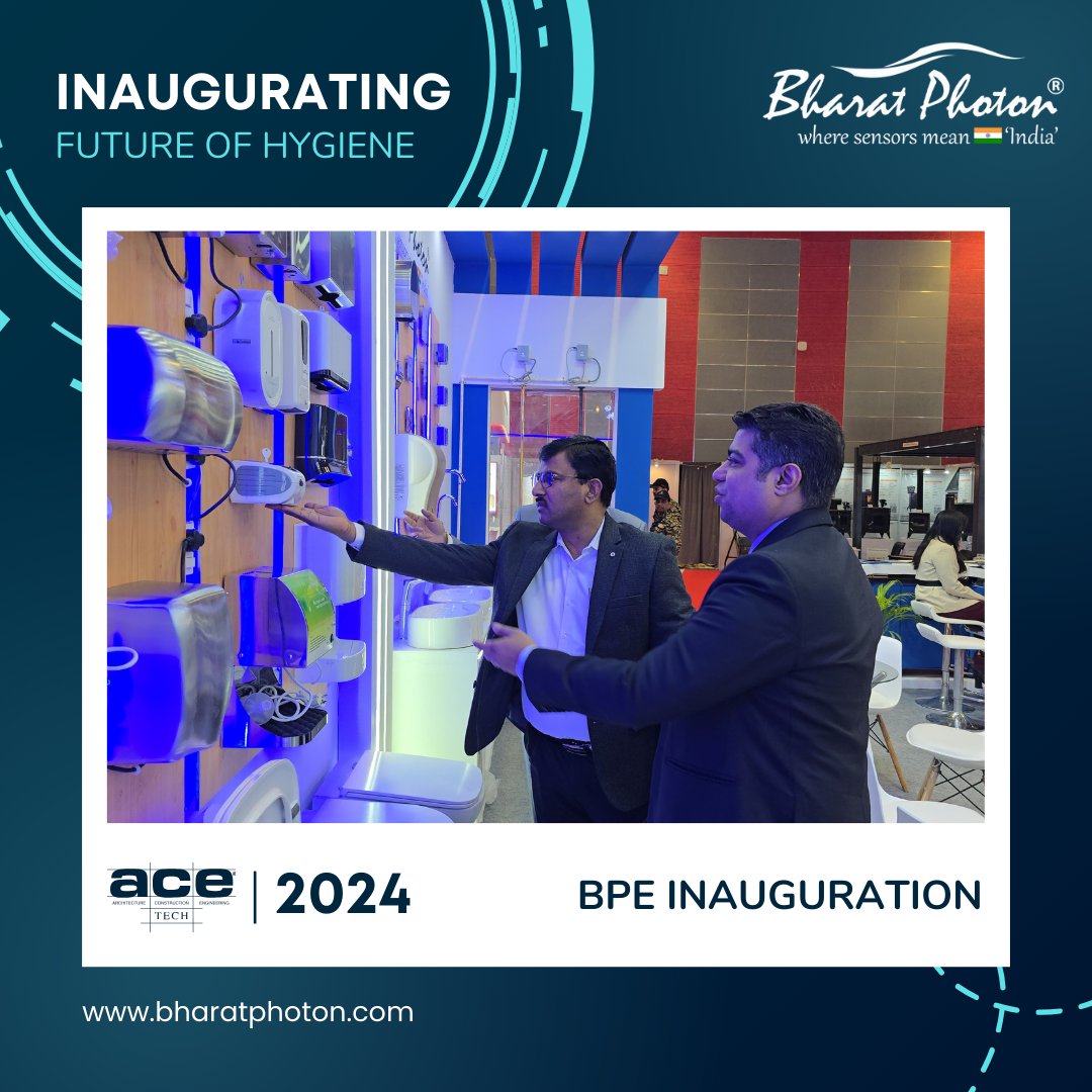 Bharat_Photon's tweet image. Unveiling a New Era of Hygiene and Innovation – Inaugurating the Future with Bharat Photon at ACETECH 2024

#ACETECH2024 #Inauguration #FutureOfHygiene #BharatPhoton2024 #BharatPhoton #bpeinnovations   #SensorTechnology #HygieneRevolution #Delhi #NewDelhi #Pragatimaidan