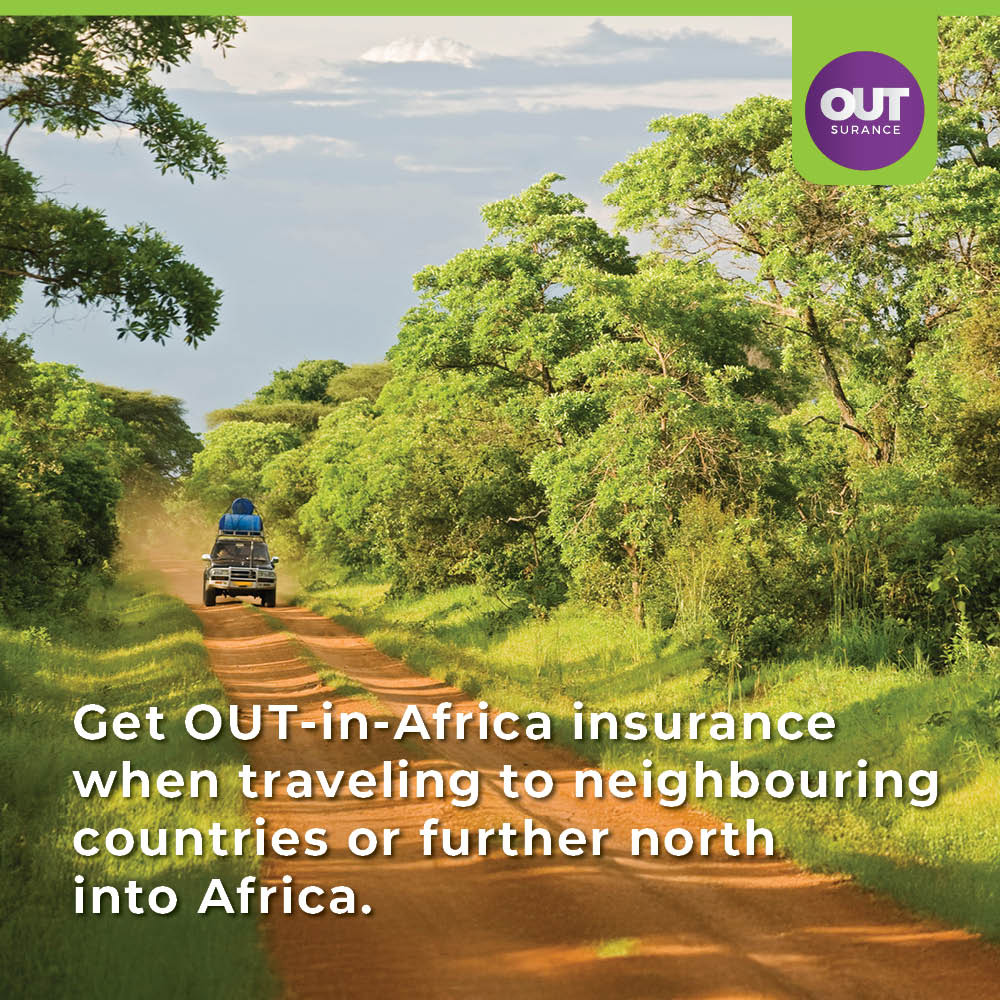 Get OUT-in-Africa vehicle insurance that covers loss or damage, breakdowns, medical repatriation, emergency accommodation, accident-related emergency repairs and repatriation of the vehicle and occupants.

Click here to learn more bit.ly/3ZQ61EA