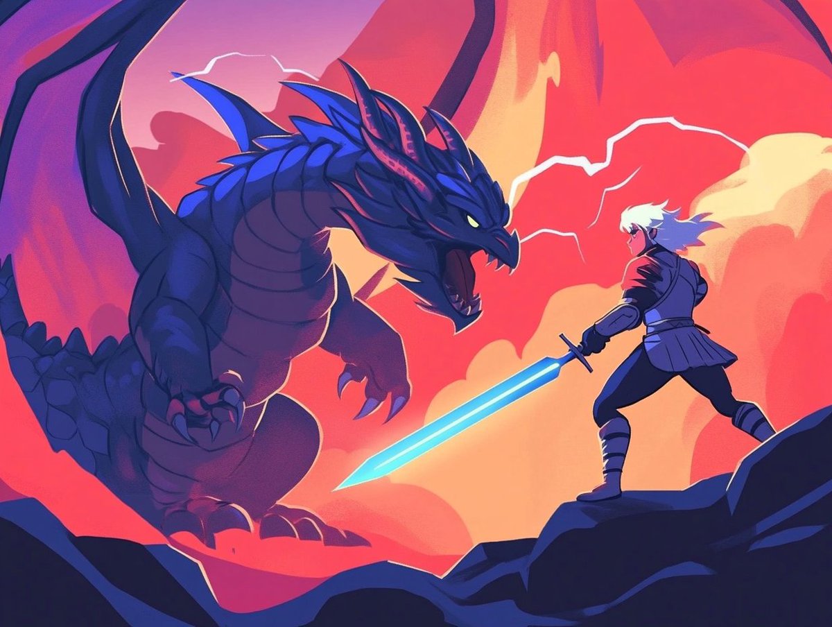 DragonSOL_game's tweet photo. The ultimate showdown is here!🔥
 Will you rise to the challenge and conquer the dragon in the world of #DragonSOL? ⚔️

Engage with this post to gain more power! 💪 #Web3Gaming #Solana  #FuntoEarn #Metaverse https://t.co/4xR8I6LuQy