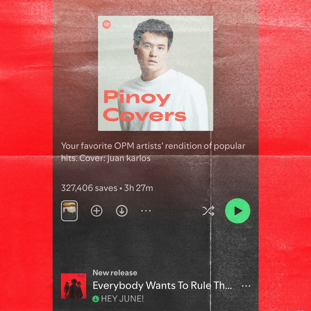 heyjunemusic's tweet photo. 10K STREAMS &amp; Spotify ‘Pinoy Covers’ #2 ‼️

thank ü sainyo wahh stream stream lang 

#heyjunemusic #everybodywantstoruletheworld #soupstar #islandrecordsph #spotify https://t.co/0Zc1QpVLSb