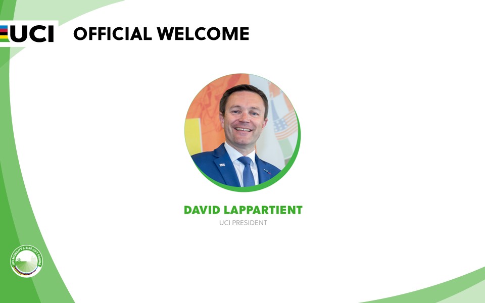 cycling's tweet image. 🎙️ UCI President David Lappartient welcomes everyone to this sixth edition of the UCI Mobility &amp;amp; Bike City Forum – held today in Abu Dhabi, UAE

@DLappartient #UCIBikeForum