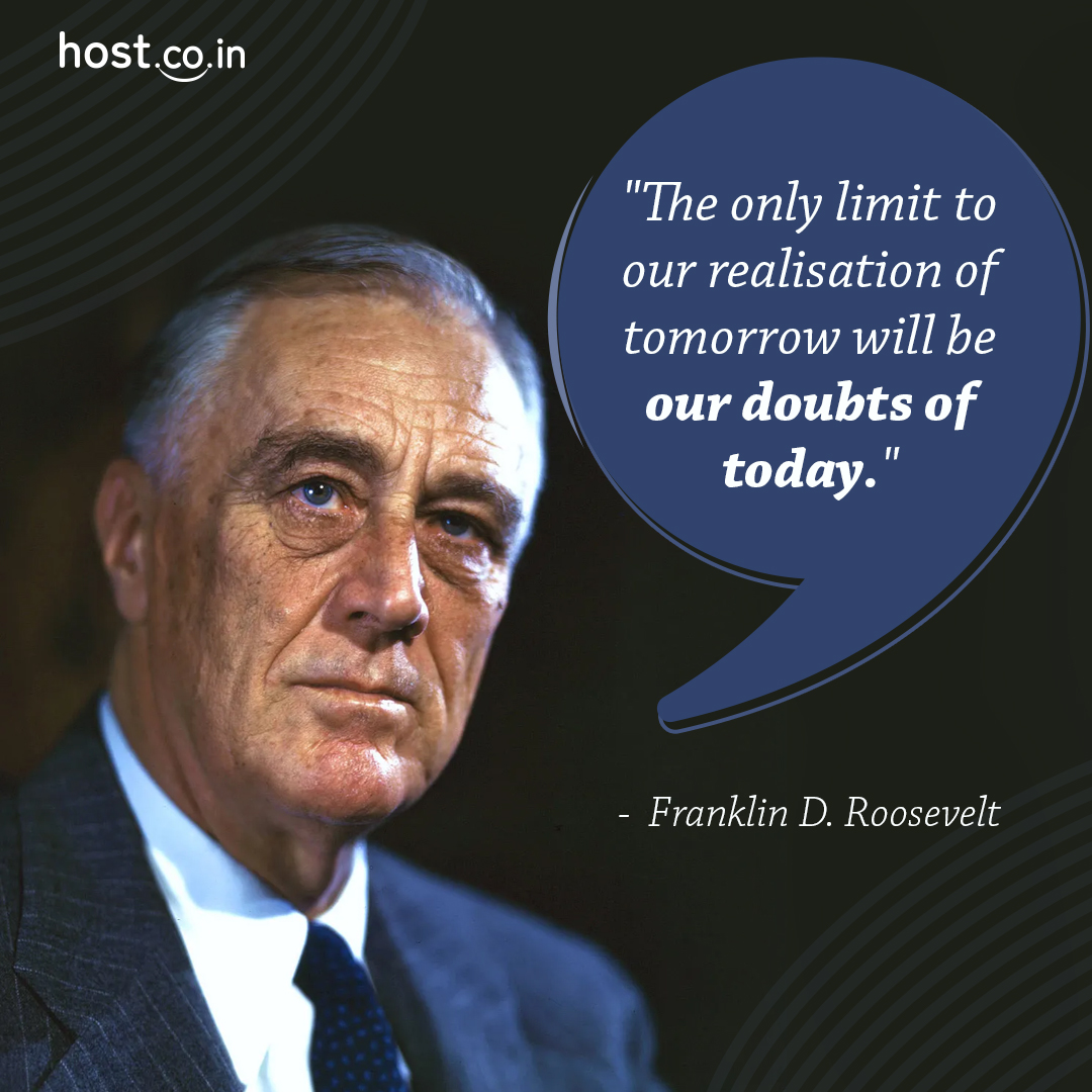 HostIndia's tweet image. The future belongs to those who believe in their potential. Leave doubt behind and start building! 🌟 #DreamBig #MotivationalQuotes #hostcoin
